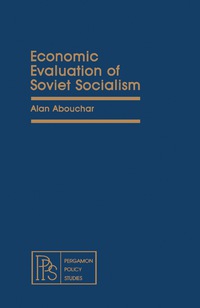 Titelbild: Economic Evaluation of Soviet Socialism 9780080238708
