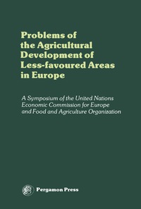 Cover image: Problems of the Agricultural Development of Less-Favoured Areas in Europe 9780080244563