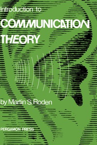 Cover image: Introduction to Communication Theory 9780080168036