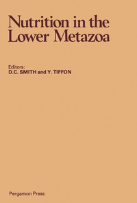 Cover image: Nutrition in the Lower Metazoa 9780080259048