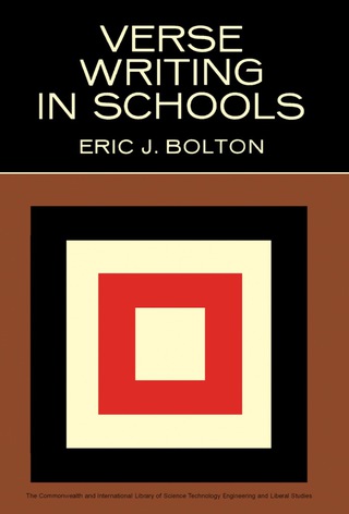 Cover image: Verse Writing in Schools 9780080119939