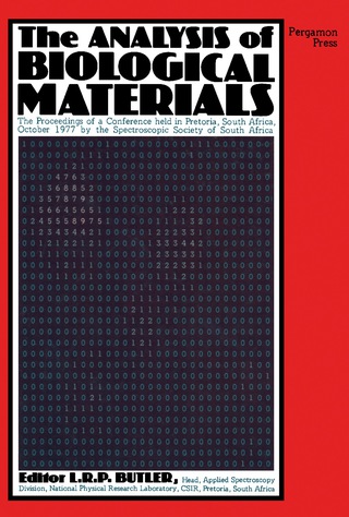 Cover image: The Analysis of Biological Materials 9780080228532