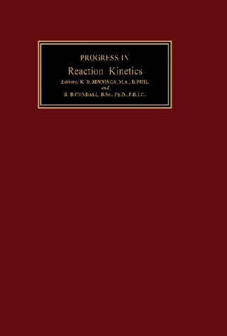 Imagen de portada: Progress in Reaction Kinetics 9780080203430
