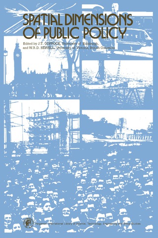 Cover image: Spatial Dimensions of Public Policy 9780080206295
