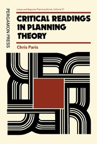 Imagen de portada: Critical Readings in Planning Theory 9780080246819
