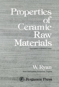 Cover image: Properties of Ceramic Raw Materials 2nd edition 9780080221137