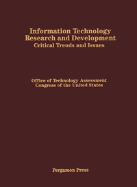 Cover image: Information Technology Research and Development 9780080336480