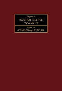 Cover image: Progress in Reaction Kinetics 9780080271552