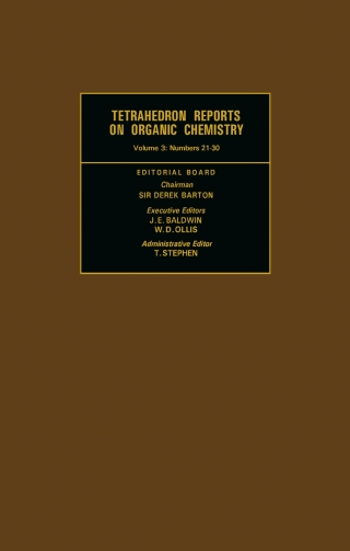 Cover image: Tetrahedron Reports on Organic Chemistry 9780080220925