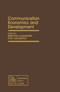 Imagen de portada: Communication Economics and Development 9780080275208