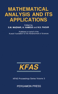 Cover image: Mathematical Analysis and Its Applications 9780080316369