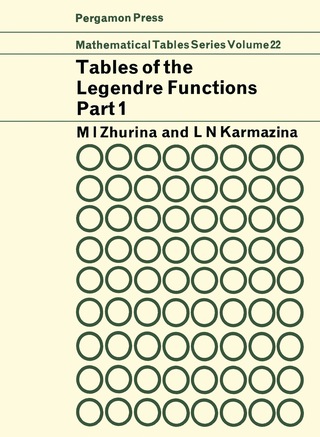 Titelbild: Tables of The Legendre Functions P—½+it(x) 9780080102627