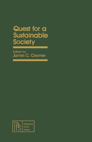 表紙画像: Quest for a Sustainable Society 9780080271682