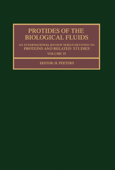 Protides of the Biological Fluids: Proceedings of the Thirty-Fifth Colloquium, 1987 - FULL INSTANT DOWNLOAD | PDF DOCX EPUB