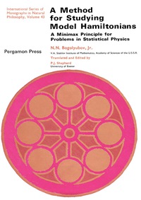 Immagine di copertina: A Method for Studying Model Hamiltonians 9780080167428