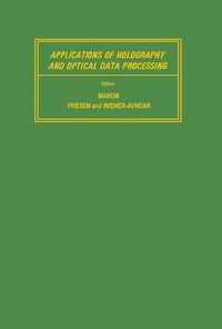 表紙画像: Applications of Holography and Optical Data Processing 9780080216256