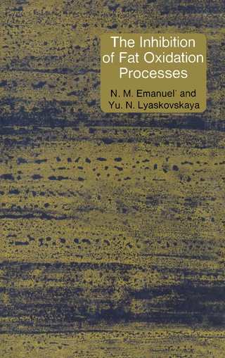 Cover image: The Inhibition of Fat Oxidation Processes 9780080029023