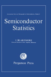 Titelbild: Semiconductor Statistics 9780080095929