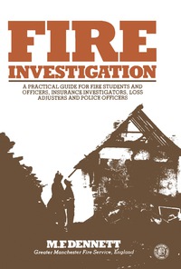 صورة الغلاف: Fire Investigation 9780080247410