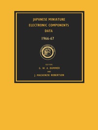 Cover image: Japanese Miniature Electronic Components Data 1966—7 9780080121932