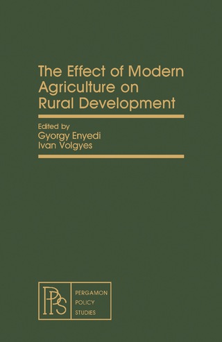 Cover image: The Effect of Modern Agriculture on Rural Development 9780080271798