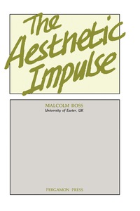 Cover image: The Aesthetic Impulse 9780080302348