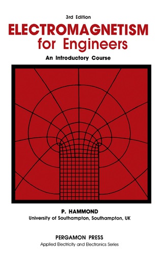 Cover image: Electromagnetism for Engineers 3rd edition 9780080325842