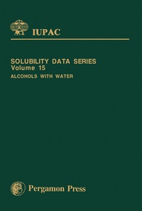 Cover image: Alcohols with Water 9780080252766