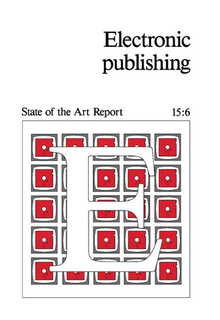 Cover image: Electronic Publishing 9780080365183