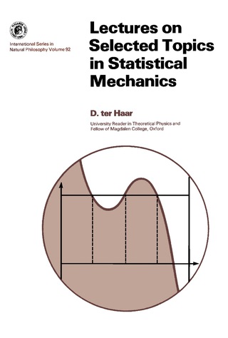 Cover image: Lectures on Selected Topics in Statistical Mechanics 9780080179377