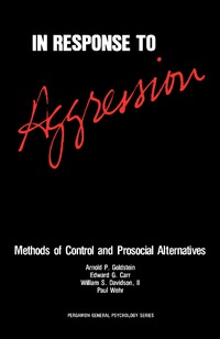 Cover image: In Response to Aggression 9780080255804