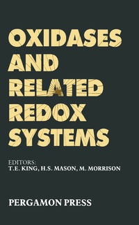 表紙画像: Oxidases and Related Redox Systems 9780080244211