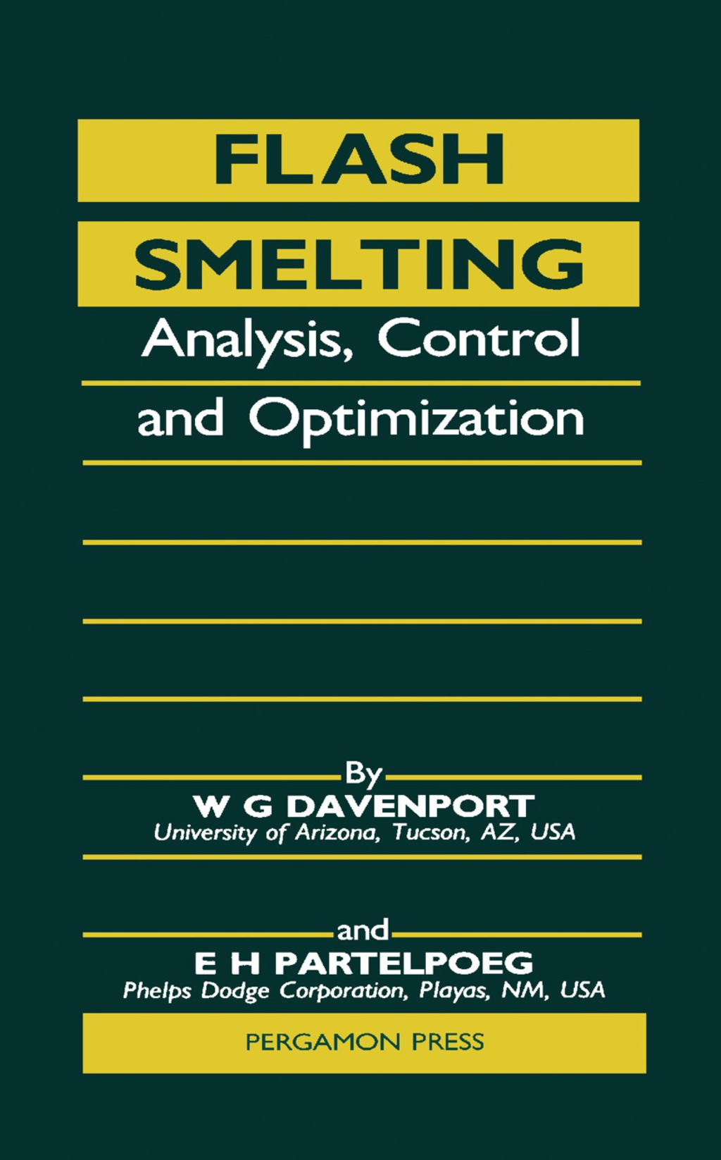 Flash Smelting Analysis, Control and Optimization