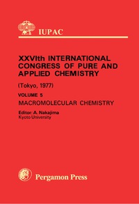 表紙画像: Macromolecular Chemistry 9780080220390