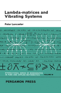 Imagen de portada: Lambda-Matrices and Vibrating Systems 9780080116648