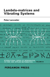 Titelbild: Lambda-Matrices and Vibrating Systems 9780080116648