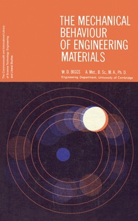 表紙画像: The Mechanical Behaviour of Engineering Materials 9780080114149