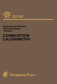 Omslagafbeelding: Combustion Calorimetry 9780080209234