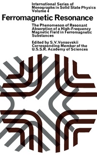 Imagen de portada: Ferromagnetic Resonance 9780080110271