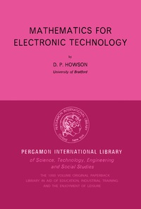 Cover image: Mathematics for Electronic Technology 9780080182193