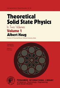Imagen de portada: Theoretical Solid State Physics 9780080157429