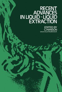 Titelbild: Recent Advances in Liquid-Liquid Extraction 9780080156828