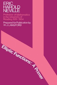 Cover image: Elliptic Functions 9780080163697