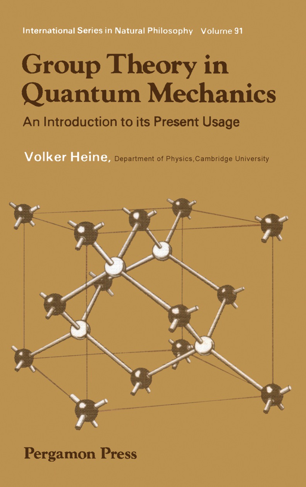 Group Theory in Quantum Mechanics An Introduction to Its Present Usage