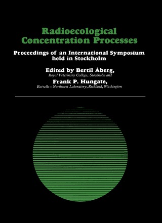 Imagen de portada: Radioecological Concentration Processes 9780080121222