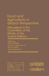 Cover image: Food and Agriculture in Global Perspective 9780080255507