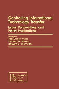 Omslagafbeelding: Controlling International Technology Transfer 9780080271804