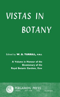 表紙画像: Vistas in Botany 9780080098494
