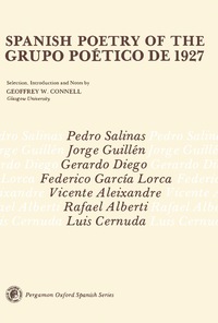 Omslagafbeelding: Spanish Poetry of the Grupo Poético de 1927 9780080169507