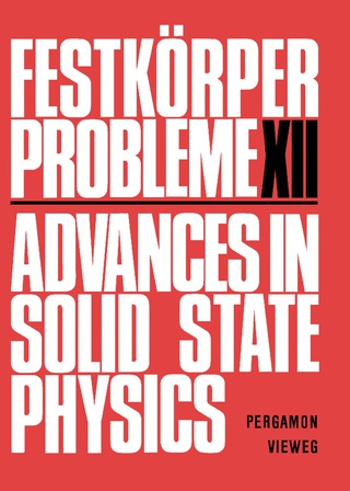 Immagine di copertina: Advances in Solid State Physics 9780080172859